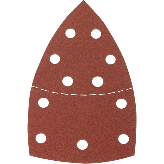 Lot de 10 patins abrasifs NORTON, 102x152 mm, grains 120
