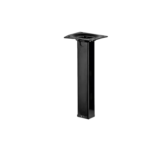 Pied de meuble carré HETTICH, noir, 2.5x2.5 cm x 15 cm