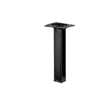 Pied de meuble carré HETTICH, noir, 2.5x2.5 cm x 15 cm