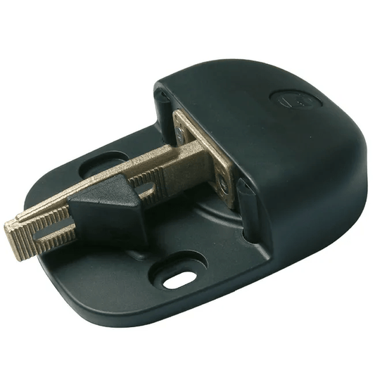 Sabot de portail composite noir, H.42 x L.120 x P.162 mm AFBAT