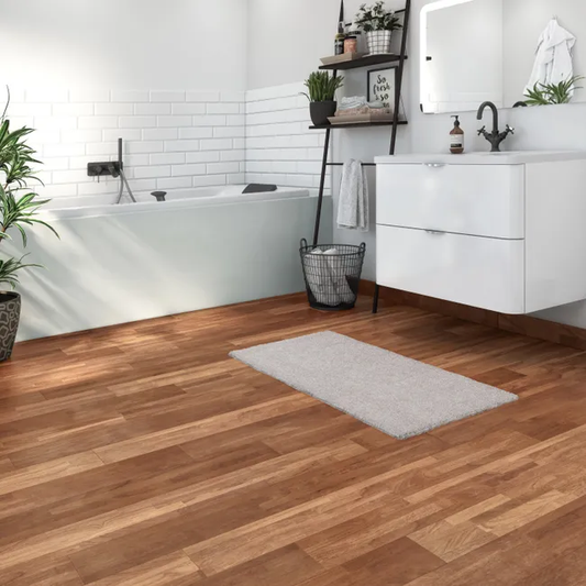 Parquet bois massif 4 frises teck lamello vitrifié S, l.12 cm 4,04m2
