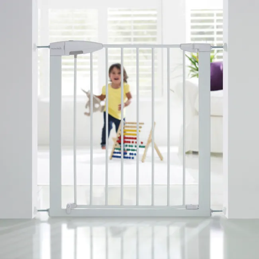 Barrière de sécurité enfant blanc pivotante semi-auto, L.73-79cm, MUNCHKIN