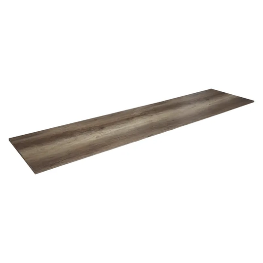 Tablette aggloméré mélaminé chêne authentique, L.250 x l.65 cm x Ep.28 mm