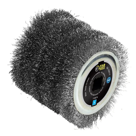 Brosse abrasive , FARTOOLS x L.100 mm