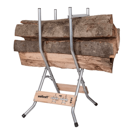 Chevalet 2 bras WOLFCRAFT Spécial tronçonneuse petit modèle