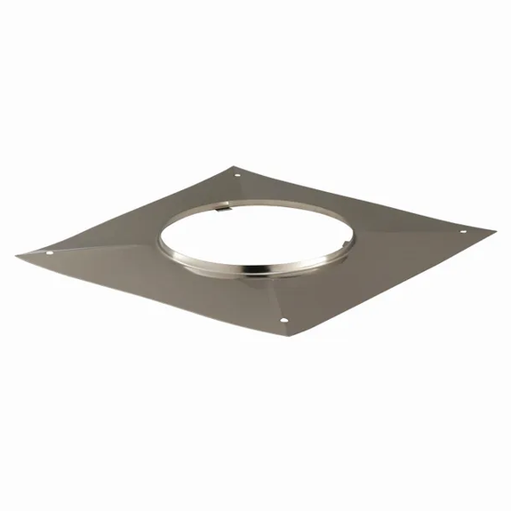 Plaque supérieure d'étanchéité pour tubage POUJOULAT Diam.80 mm non peint