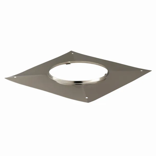 Plaque supérieure d'étanchéité pour tubage POUJOULAT Diam.80 mm non peint