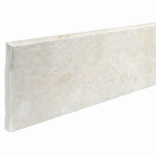 Lot de 8 plinthes Monastère, beige blanc, l. 8 x L. 50 cm, Ep.9 mm