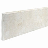 Lot de 8 plinthes Monastère, beige blanc, l. 8 x L. 50 cm, Ep.9 mm