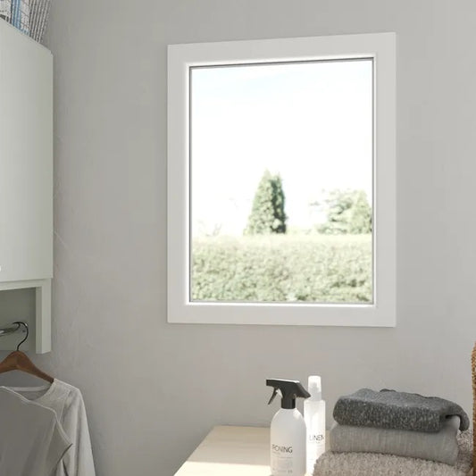 Chassis Fixe PVC Essentiel H.75xl.40cm blanc