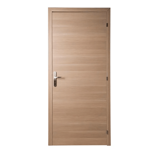 Bloc-porte fin de chantier MDF Madrid 2 H.204 x l.73 cm, poussant droit