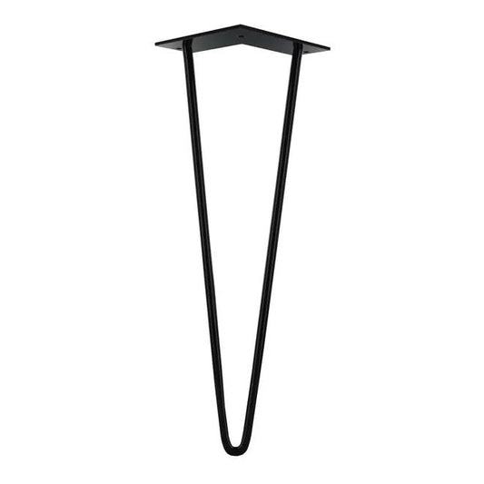 Pied de meuble design CIME, noir, hauteur 40 cm
