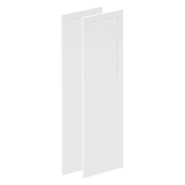 Lot de 2 portes de cuisine Newport blanc mat H.102.4 x l.29.7 cm