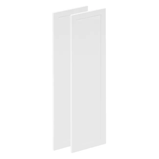 Lot de 2 portes de cuisine Newport blanc mat H.102.4 x l.29.7 cm