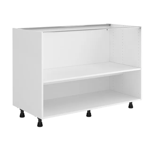Caisson bas de cuisine DELINIA ID blanc H.76.8 x l.120 x P.58 cm - 1