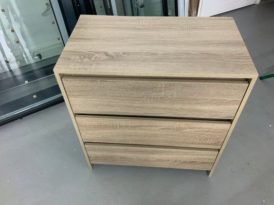 vidaXL Cabinet de chevet avec tiroir Chêne Sonoma 71 x 34,5 x 75 cm