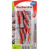 Lot de 8 Cheville pour tout type de mur duopower 534995 FISCHER, Ø10 x L.50.0 mm