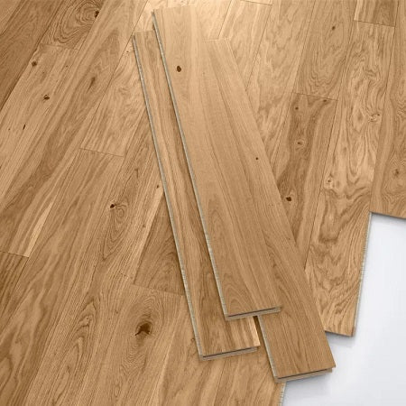 Parquet contrecollé chêne blond campagne vitrifié M BARLINEK, l.13 cm