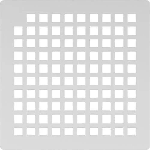 Grille inox 14x14 pour siphon carré 15x15, NICOLL