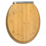 Abattant frein de chute bambou effet bois Vif