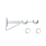 Support extensible tringle à rideau Maya, 20/28 mm blanc brillant INSPIRE