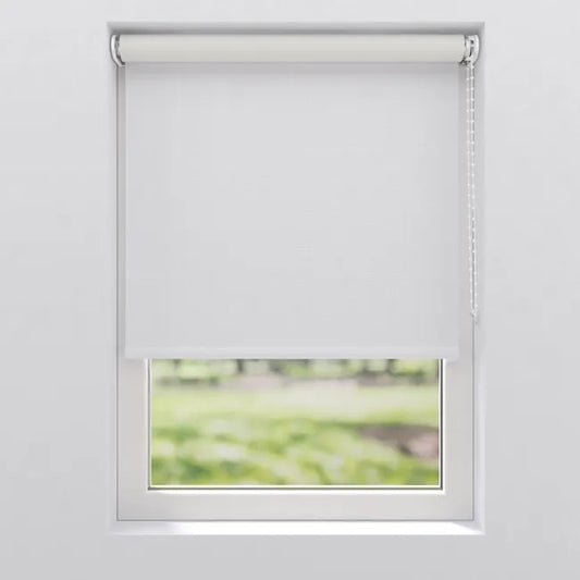 Store enrouleur occultant Pure blanc pur, l.94 x H.190 cm