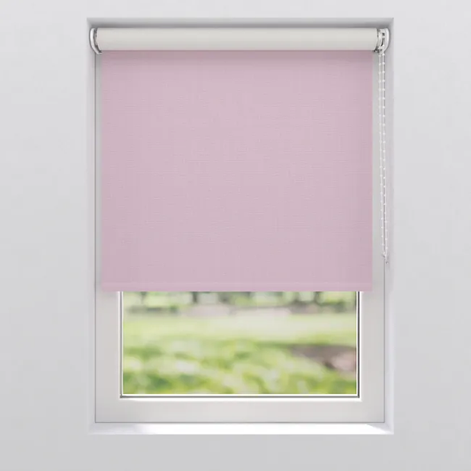 Store enrouleur occultant Pure rose pâle, l.94 x H.190 cm