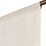 Vitrage tamisant, Lazaro, beige H.120 x l.45 cm