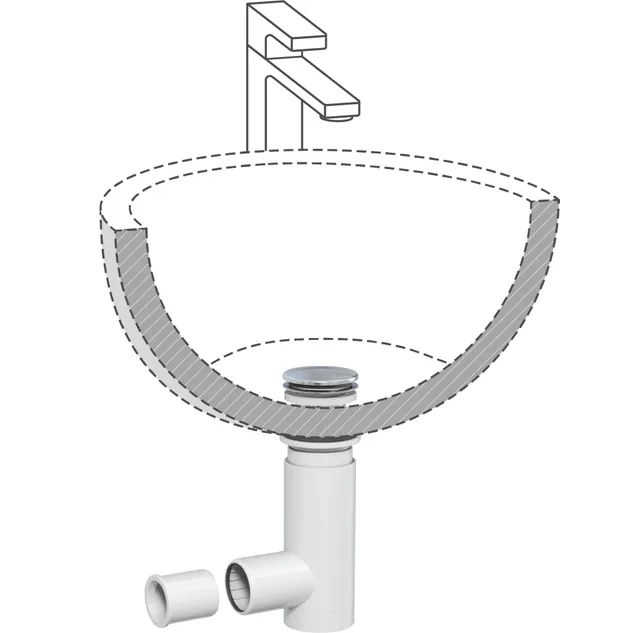 Vidage pour lavabo, Diam.70 mm, EQUATION