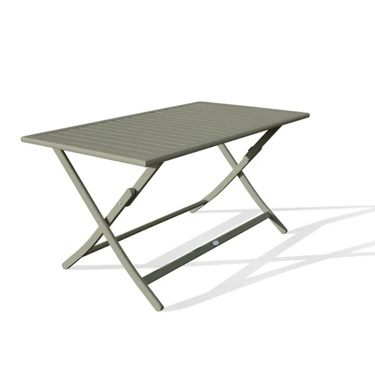 Table de jardin pliante Marius rectangulaire vert 4 personnes - CITY GARDEN
