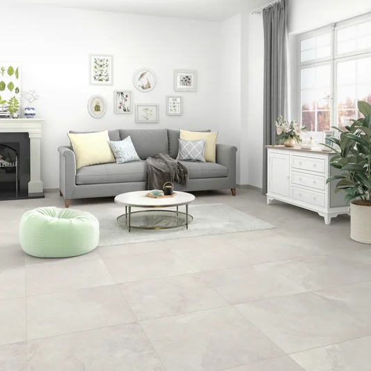 Lot de 11 plinthes Fame, ivoire x L. 60 cm, Ep.9.6 mm