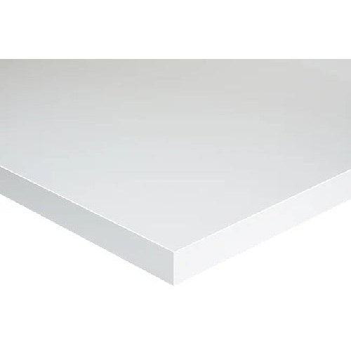 Plan de toilette aggloméré blanc mat snow Ep.3.8 x l.120 x H.49 cm Remix