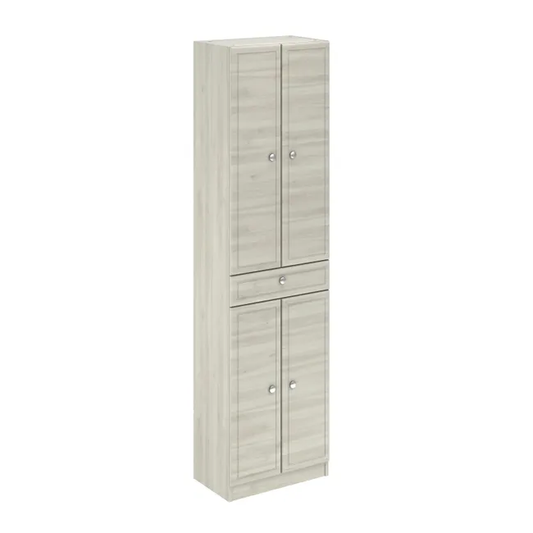 Colonne 4p/1t l.50 x H.186.5 x P.30.5 cm blanc Galice