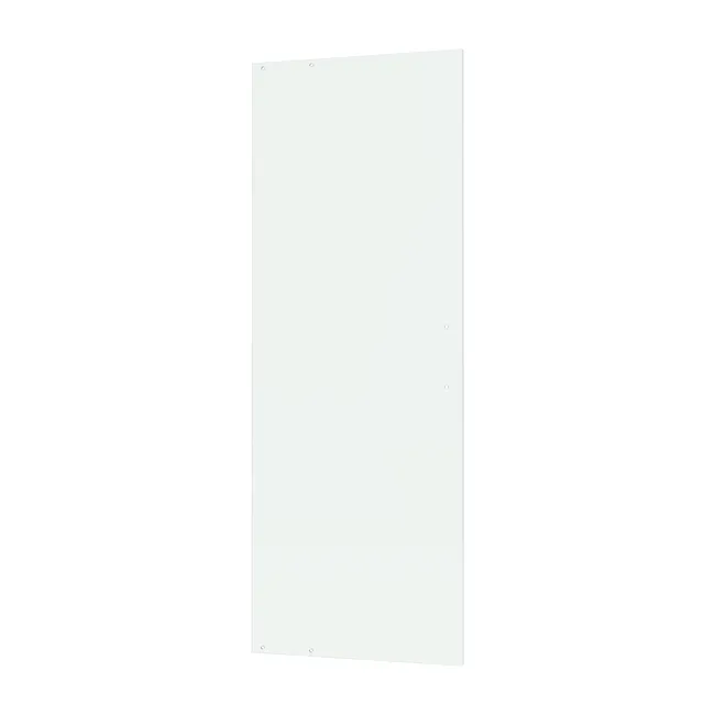 Verre de composition de douche pivotant transparent, l.90 x H.190 cm