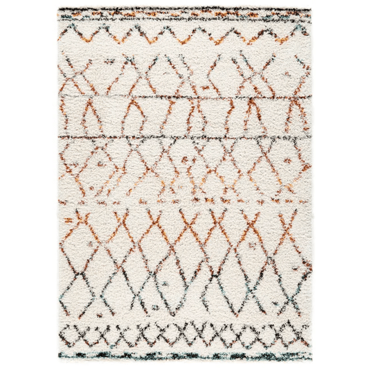 Tapis multicouleur rectangulaire, l.120 x L.170 cm Lany