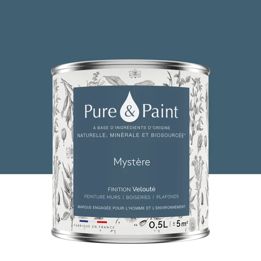 Peinture mur et plafond mystère velours PURE & PAINT , 0.5l