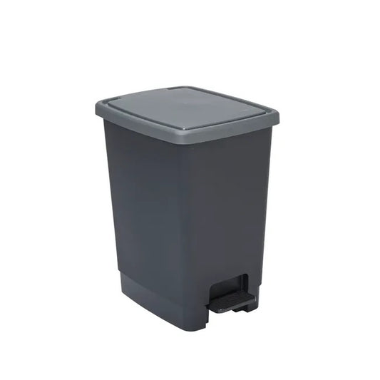 Poubelle de cuisine 30L à pédale SUNDIS Flat bin noir