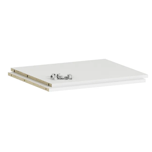 Lot de 2 étagères SPACEO Evo'M P.50 pour caisson L.60 x P.50 cm