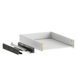 Structure de tiroir blanc H.8 cm pour caisson SPACEO Evo'M L.40 x P.54 cm