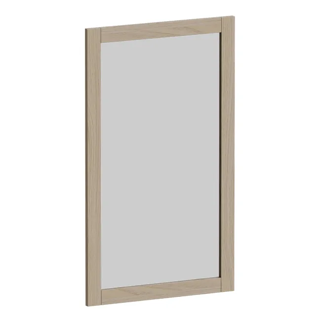 Porte battante SPACEO Evo'M Murano vitrée cadre effet chêne H.102,1 X L.60