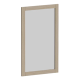 Porte battante SPACEO Evo'M Murano vitrée cadre effet chêne H.102,1 X L.60