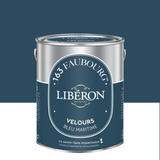 Peinture mur, boiserie bleu maritime velours LIBÉRON 163 faubourg 2.5l
