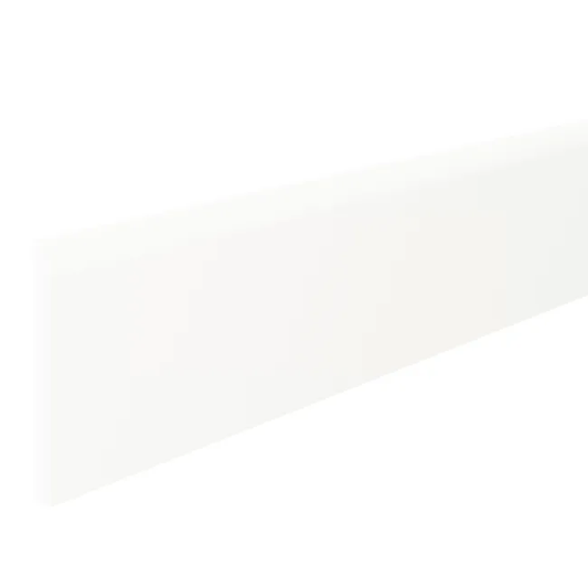 Lot de 3 plinthes Uni blanc n°31 x L. 45 cm, Ep.8.2 mm
