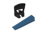 Kit 100 croisillons autonivelants et 100 cales DEXTER, Ep.2 mm
