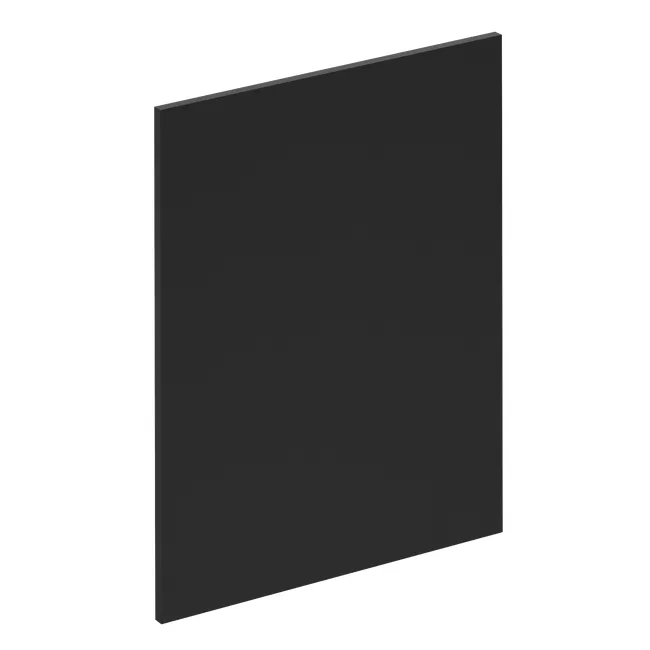 Façade de tiroir de cuisine Vienne noir mat H.77 x l.60 cm