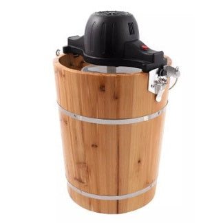 Sorbetière électrique GIVRETO en bois 5.5 L