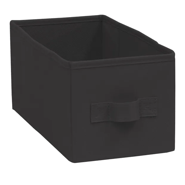 Panier SPACEO Kub noir H.14 x l.14 x P.31 cm