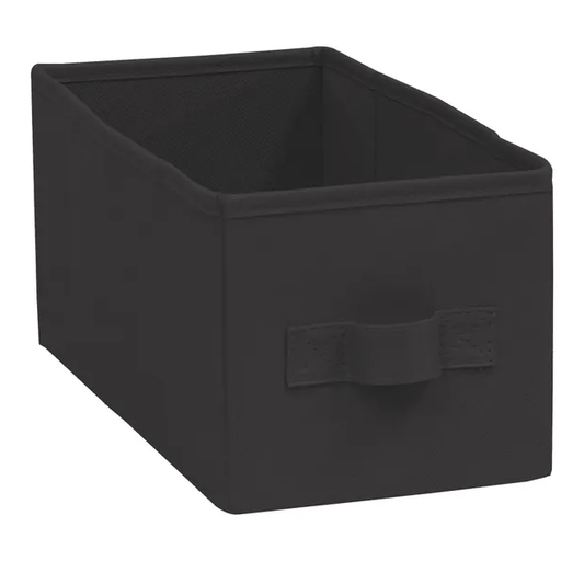Panier SPACEO Kub noir H.14 x l.14 x P.31 cm