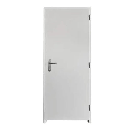 Porte de service sécurité isolée en acier galvanisé 199x89 poussant gauche