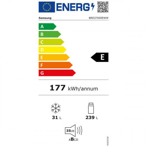 SAMSUNG Réfrigérateur 1 porte BRD27600EWW